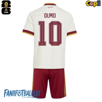 Spania Dani Olmo #10 Echipament de Fotbal Replică Mondial 2026 Copii Deplasare (+ Șorturi)